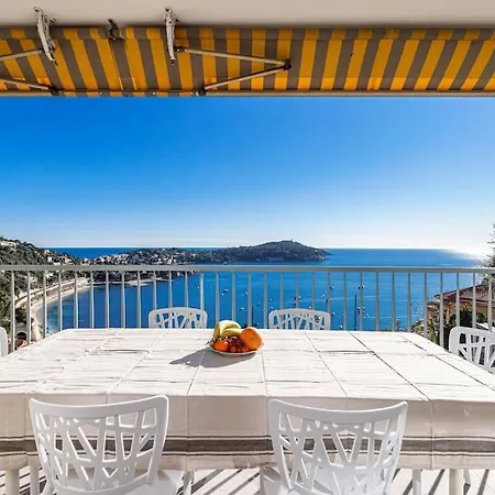 Sur Mer:appartement-villa, Vue Mer, Jardin, Parking. Apartman Villefranche-sur-Mer